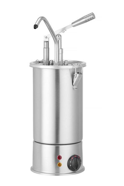 Scaldasalse Hendi in acciaio inossidabile da 3 litri con dispenser, 230V/900W, ø180 x 502mm, 558126