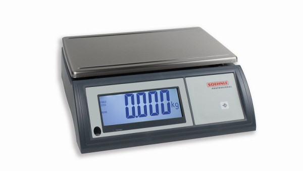 Bilancia compatta Soehnle, carico massimo: 45 kg, incrementi cifre: 1 g, 360 x 240 mm, display grande, 9330.01.004