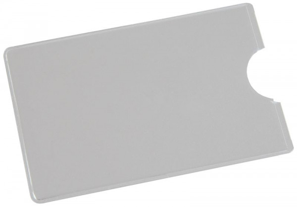Custodia per carte di credito Eichner in pellicola in PVC, copertina rigida, con perforatore per pollice, PU: 10 pezzi, 9707-00160
