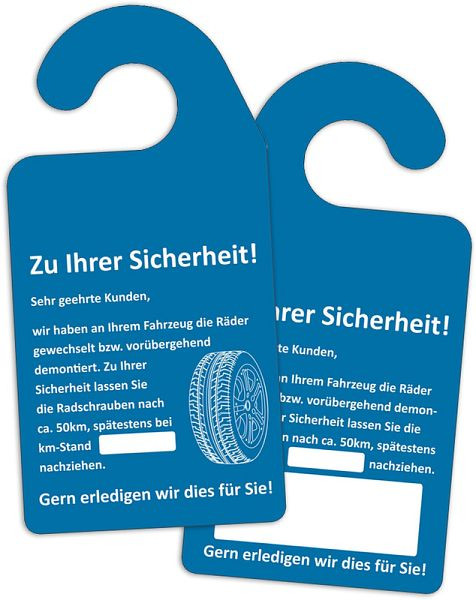 Etichetta specchio del servizio clienti Eichner, PU: 100 pezzi, 9220-00090