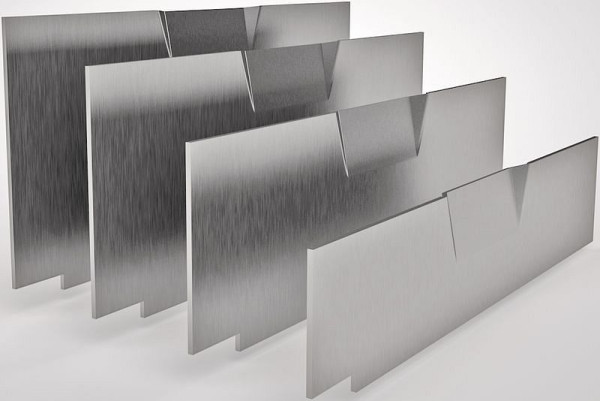 Divisorio KLW in alluminio, larghezza: 98 mm (6 unità), altezza: 31 mm, per altezze frontali: 50 mm, 15 / TB06-031