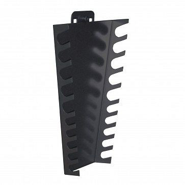Portachiavi ADB, verticale, adatto per fori euro (10x10 mm / 38x38 mm), per 10 chiavi, colore: nero, RAL 9005, 73173
