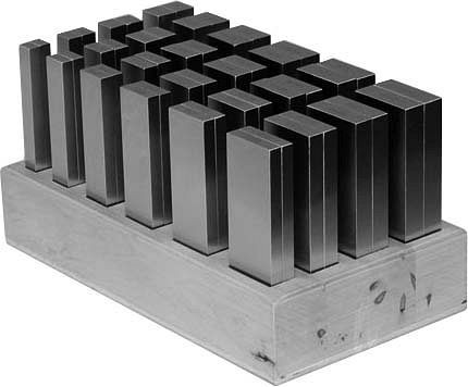 Supporti paralleli MACK su supporto in legno, misura 100 mm, 20 paia, 13-PUS-100HL