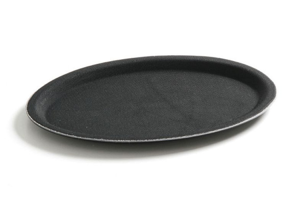 Vassoio da portata Hendi, ovale, 210 mm, nero, 508732