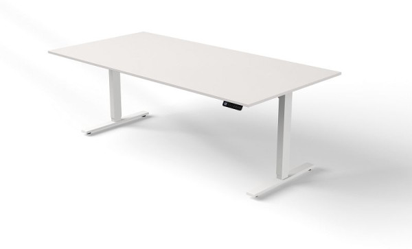 Kerkmann tavolo sit/stand L 2000 x P 1000 mm, regolabile elettricamente in altezza da 720-1200 mm, Move 3, colore: bianco, 10381510