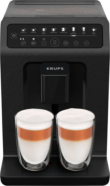 Macchina da caffè completamente automatica Krups One-Touch Cappuccino ECOdesign EA897B, nero, EA897B