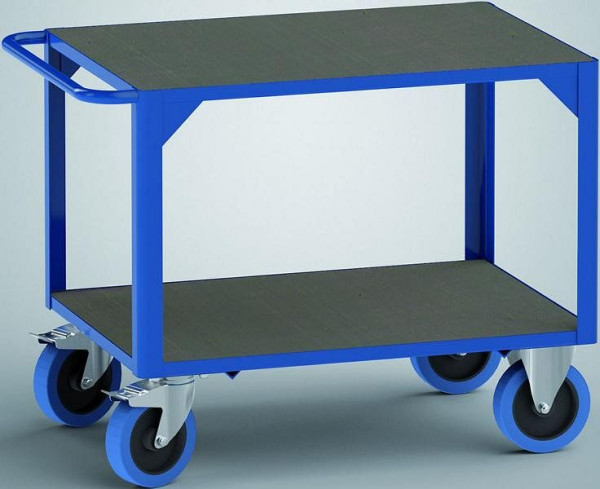 Carrello da tavolo KLW, versione per carichi pesanti, 1120 x 710 x 840 mm, altezza di carico: 270/840 mm, 8604-6024L-2C21