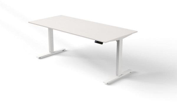 Kerkmann tavolo sit/stand L 2000 x P 1000 mm, regolabile elettricamente in altezza da 720-1200 mm, Move 3, bianco, 10381010