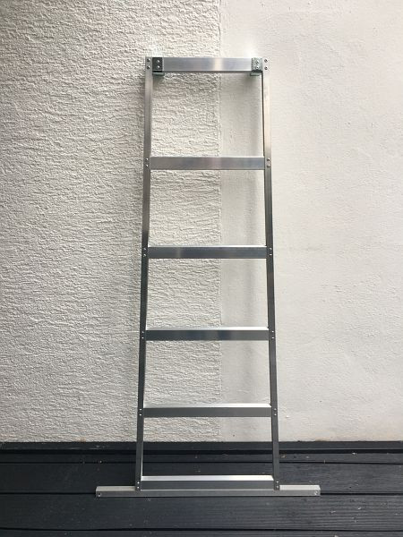 Gödde Leiter salita delle scale per scale 2x8 gradini, ZS0038