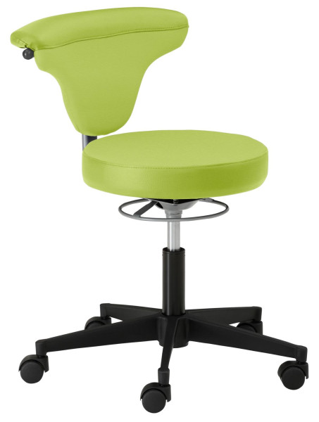 Mayer Sitzmöbel sedia girevole funzionale myTORRO SIT, similpelle, verde mela, 1351_30587
