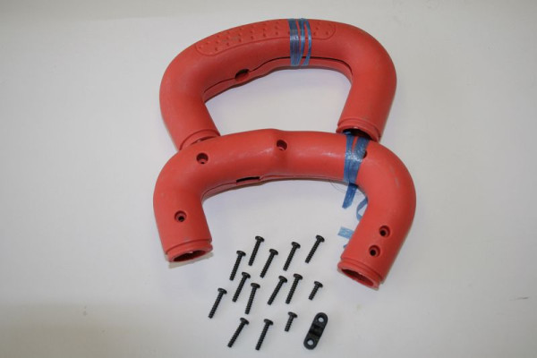ELMAG Maniglie in PVC rosse per MiniMix (1x sinistra, 1x destra), 9601343