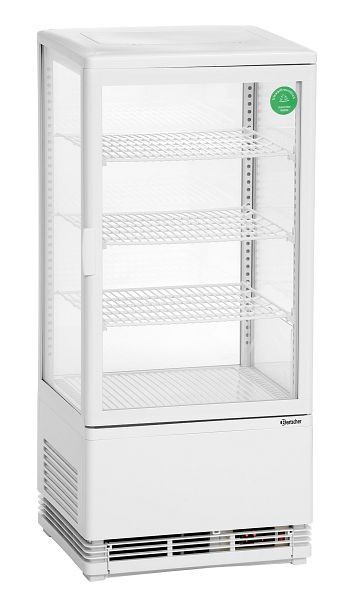 Mini vetrina refrigerata Bartscher 78 l, bianca, 700578G