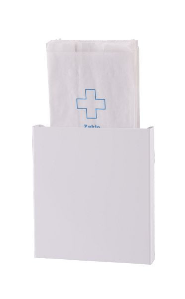 Portaoggetti igienico All Care Bins in acciaio inossidabile bianco (sacchetti di carta), 13060