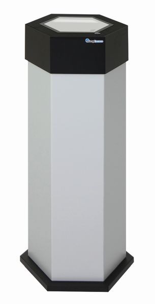 Blunt Raccoglitore rifiuti Sixco 1 swing, grigio chiaro RAL 7035, 830x325x375 mm (AxLxP), 560-045-07