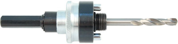 Adattatore Projahn Quick Lock per sega a foro multiplo 32 - 127 mm, inclusa punta centrale, 79402