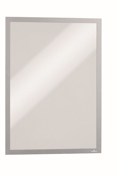 DUREVOLE DURAFRAME Cornice informativa magnetica A3, argento, confezione da 5, 486823