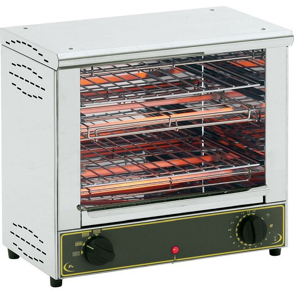 Salamandra Stalgast, due livelli, 300 toast / h, dimensioni 450 x 285 x 420 mm (LxPxA), KE1601002