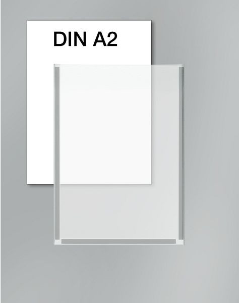 Tasca per poster Kerkmann DIN A2, L 420 x P 3 x H 594 mm, trasparente, 44694800
