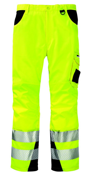 Pantaloni alta visibilità 4PROTECT TENNESSEE, taglia: 52, colore: giallo brillante/grigio, confezione: 10 pezzi, 3856-52