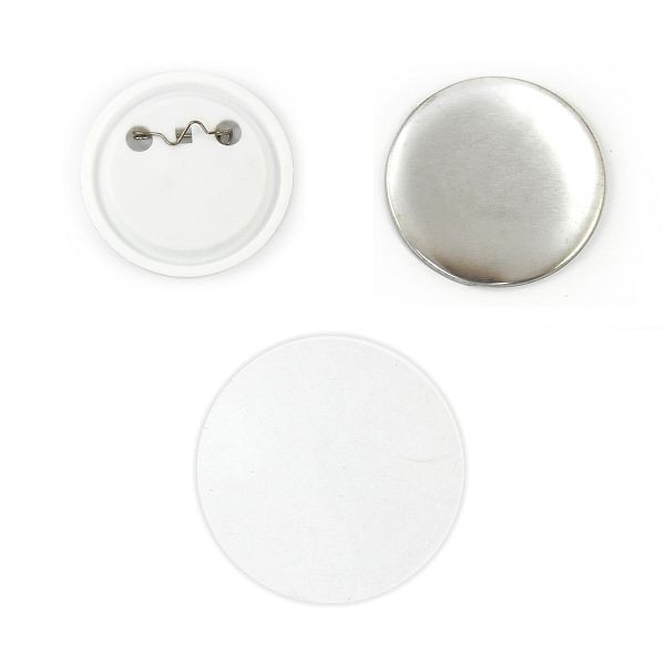 PixMax bottoni grezzi da 25 mm, confezione da 100, 10551