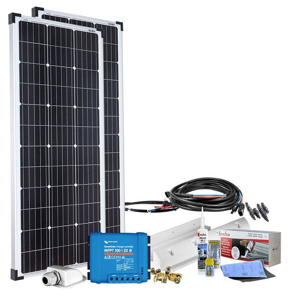 Impianto solare per roulotte Offgridtec mPremium+ L 200W 12V MPPT, 4-01-012420