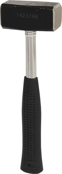 Pugno KS Tools con impugnatura tubolare in acciaio e impugnatura in plastica, 1250 g, 142.5166