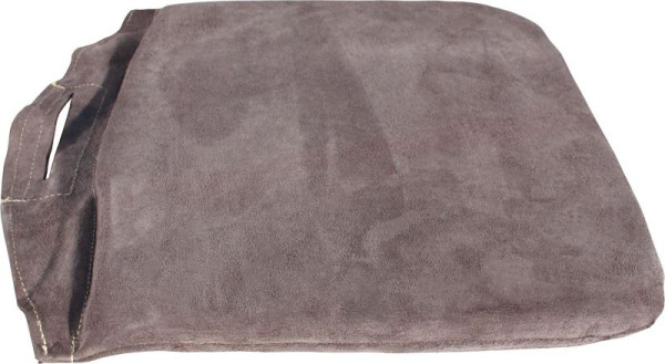 Cuscino per saldatura ELMAG in crosta di cuoio cromata, circa 40x40x4 cm, 55260
