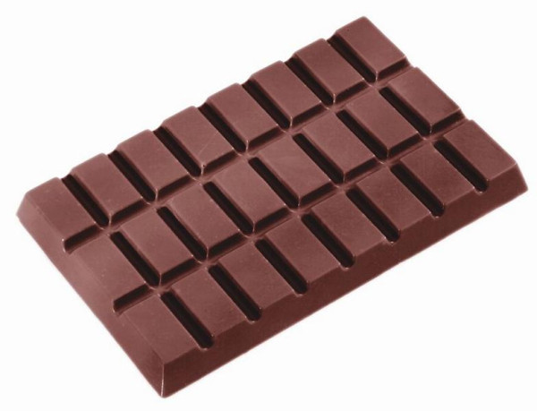 Stampo per cioccolato Schneider, barretta di cioccolato, 275x135 mm, 124x77x11, 421431