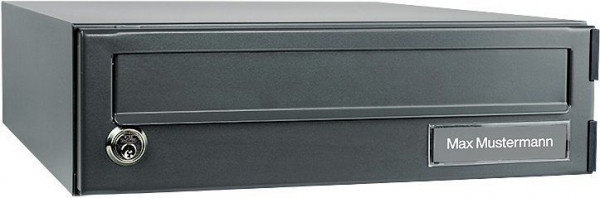 BURG-WÄCHTER Cassetta dei pacchi eBoxx A 625 ANT, 2 x chiavi, AxLxP (esterno): 115 x 380 x 450 mm, antracite, 41970
