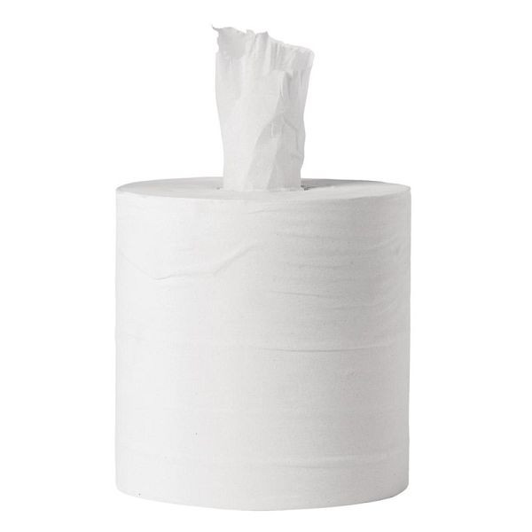 Rotoli asciugamani Jantex per svolgimento interno bianco 1 velo, PU: 6 pezzi, GD834