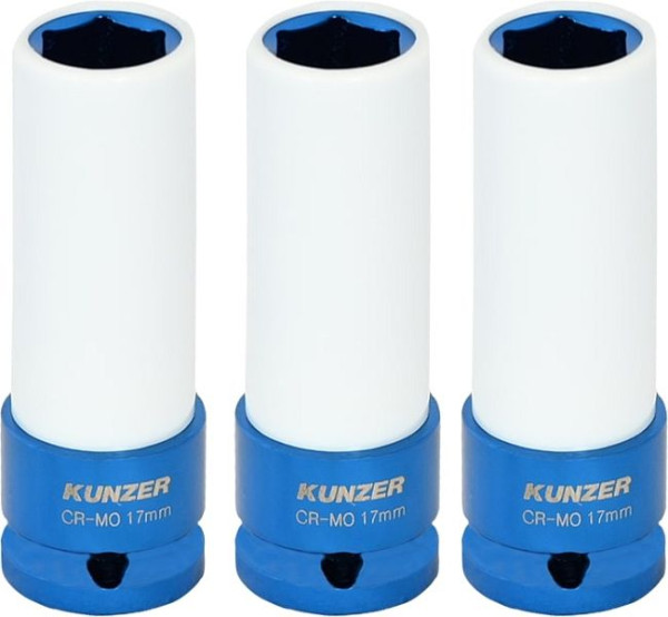 Inserti battenti Kunzer 1/2", lunghezza 85 mm, set da 17, confezione: 3 pezzi, 7RK0317