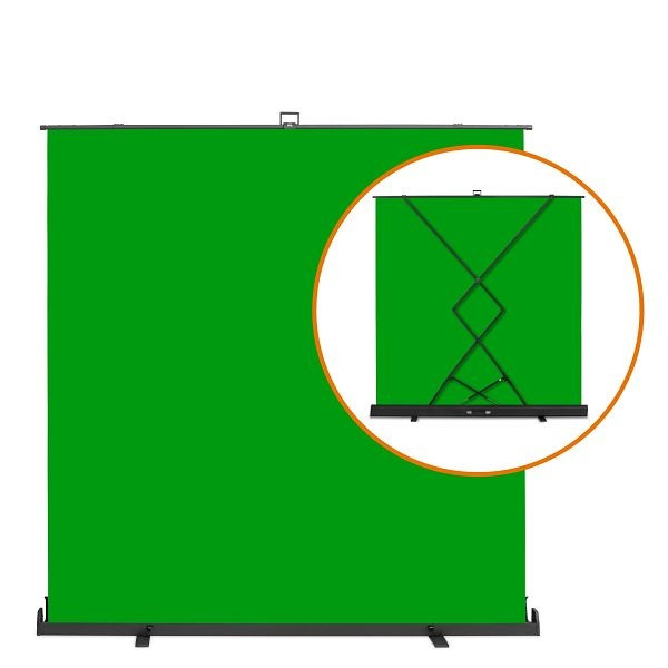 Walimex pro pannello avvolgibile sfondo verde 210x220, 23209