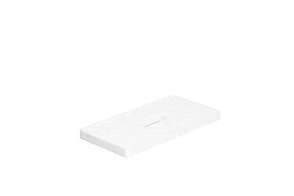 Impacco freddo APS, 41 x 21 cm, altezza: 2,5 cm, polietilene, bianco, riempito con refrigerante, 10782