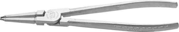 Pinza per anelli di sicurezza Hazet, standard: DIN 5256 forma C, superficie: cromata, punta grigio acciaio, lunghezza: 225 mm, 1846A-3
