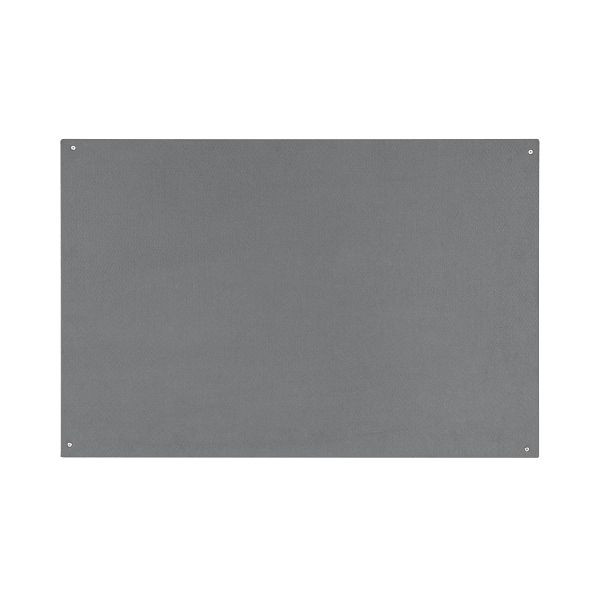 Pannello in feltro senza cornice Bi-Office grigio 90x60cm, FB0742397