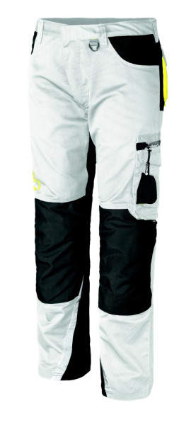 Pantaloni 4PROTECT COLORADO, taglia: 46, colore: bianco/grigio, confezione da 10, 3854-46