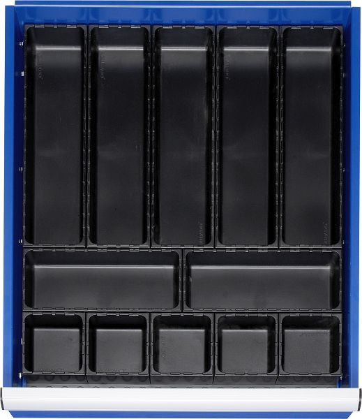 Assortimento divisione RAU, 5-2-5 scatole, 490x48x560 mm, 09-200-34