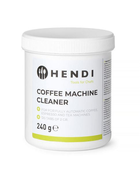 Compresse detergenti Hendi per macchine da caffè completamente automatiche, 12x 120 pezzi, 976739