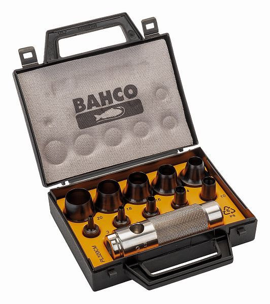 Set di punzoni Bahco, intercambiabile, 11 pezzi, Ø 3-20 mm, 400.003.020