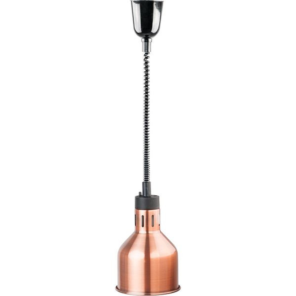 Lampada termica Stalgast per montaggio a soffitto, bronzo, 0,25 kW, Ø 173 mm, BB0106003