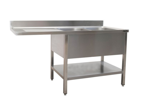Tavolo con scarico Saro per lavastoviglie destra, 1200 mm, 700-3100R