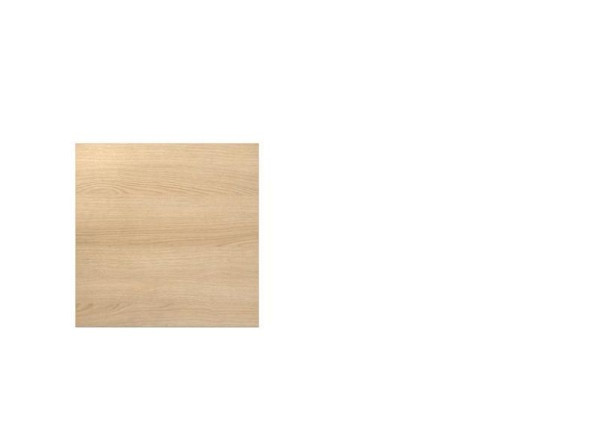 Piano tavolo Hammerbacher 80x80cm con sistema di foratura rovere, forma rettangolare, VKP08/E