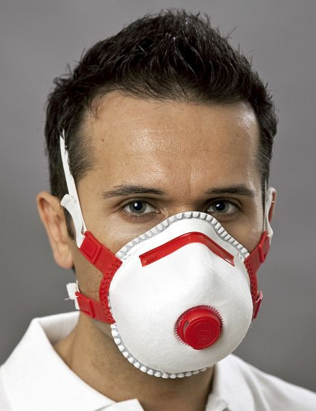 EKASTU Safety Maschera respiratoria di EKASTU Safety Mandil FFP3 / V, conf .: 5 pezzi, 412183
