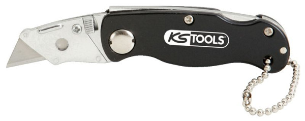 Coltello pieghevole KS Tools con catena a cinghia, 97 mm, 907.2173