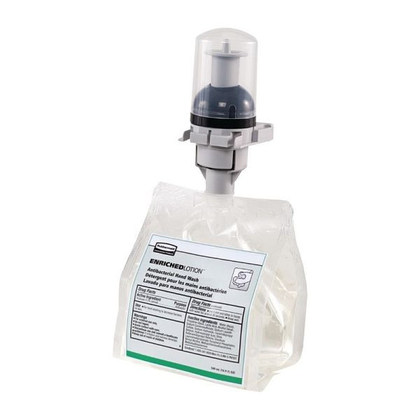 Rubbermaid Flex Sapone liquido antibatterico inodore 500 ml (confezione da 5), FN388