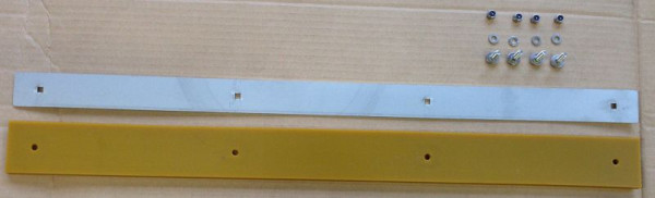 Gomma PowerPac con morsettiera e viti per pala da neve manuale SCH74, SCH74-1