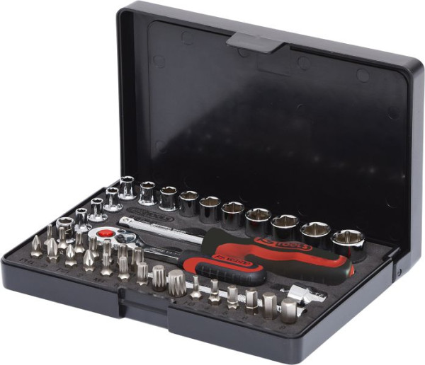 KS Tools Set di chiavi a bussola CHROMEplus 1/4", 40 pezzi, 918.0640