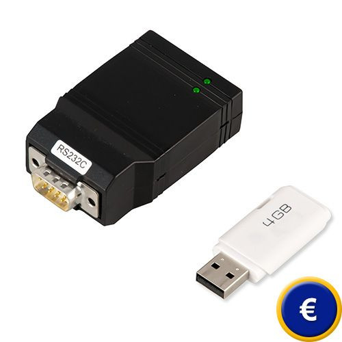 Data logger PCE Instruments con adattatore di memoria USB per es. B. Bilancia, PCE-USM